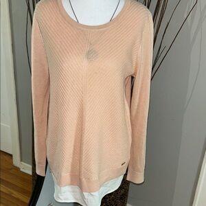 Calvin Klein Women's Peach Sweater